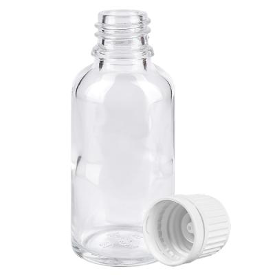 30ml Flasche 11mm Schraubverschluss weiß Originalitätsverschluss ClearLine UT18/30