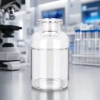 Zylindrische Klarglasflasche 20ml mit konischem Halsübergang für Injektionspräparate steril