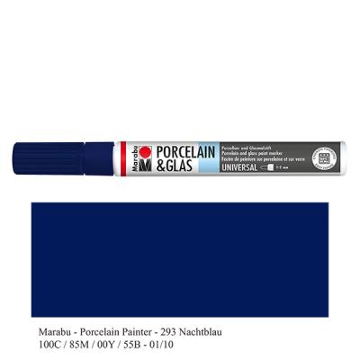 Malstift Nachtblau 1-2mm für Glas/Porzellan