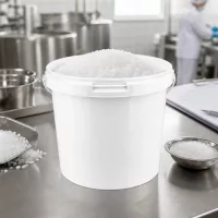 Weißer PP Schüttgutbehälter 5,6L ohne Deckel für Salz Zucker und Pulverprodukte