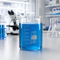 Graduiertes Becherglas 800ml Borosilikatglas niedrige Form ideal für chemische Versuche und Tests