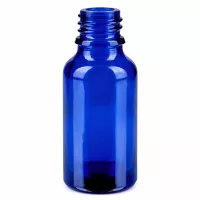 Premium blaue Glasflasche 20ml mit präzisem Gewinde für professionelle Sprühanwendungen