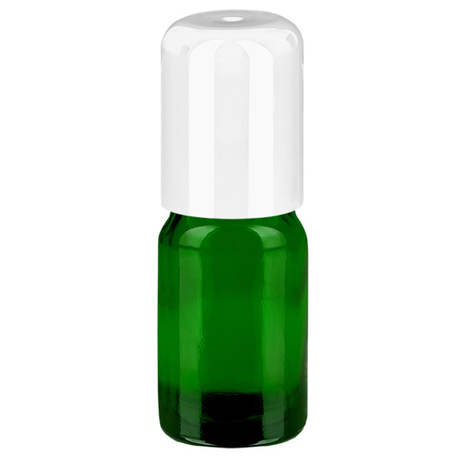5ml Roll-On Flasche weiß Standardverschluss GreenLine UT18/5