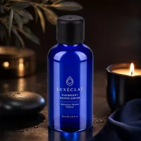 Premium 50ml Flasche mit 6mm Schraubverschluss schwarz ideal für Overnight Repair Seren