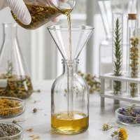 Vielseitiger 60mm Glastrichter mit optimaler Winkelform für verschiedene Laboranwendungen