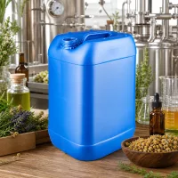 Kanister 25 Liter blau ohne Verschluss mit Griffmulde für professionelle Abfüllanlagen und Destillerien