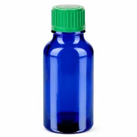 20ml Tropfflasche blau grün mit 0.8mm Dosieröffnung für kontrollierte Flüssigkeitsabgabe