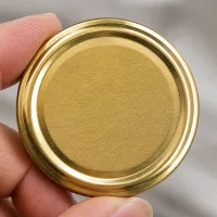 UNiTWIST Twist-Off-Deckel TO66 Metalldeckel gold gebürstete Oberfläche BioSeal unitemp