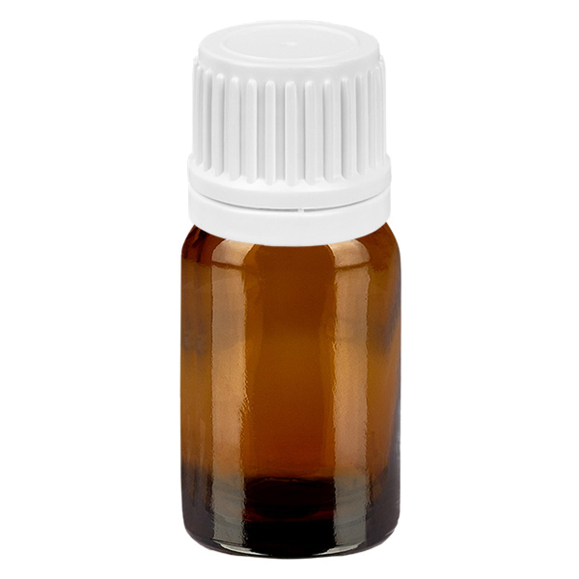 5ml Flasche 11mm Schraubverschluss weiß Originalitätsverschluss BrownLine UT18/5