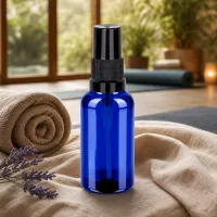 30ml blaue Glasflasche mit schwarzem Sprühkopf STD BlueLine für umweltfreundliche Verpackung