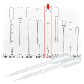 6ml Transferpipette (146x15mm) ohne Graduierung