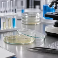 Wiederverwendbare Glaspetrischale 80x15mm hitzebeständig sterilisierbar für professionellen Laboreinsatz