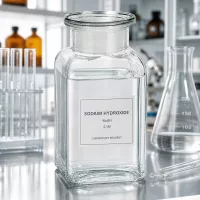 Transparente Laborflasche 100ml Vierkantform Weithals Glasstopfen für Chemikalienaufbewahrung