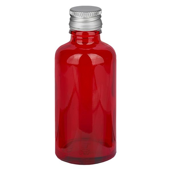 50ml Flasche 11mm Schraubverschluss Alu-Silber Standard RedLine UT18/50