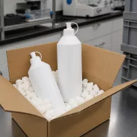 HDPE Flaschen 250ml mit Spritzaufsatz für pharmazeutische Anwendungen in Versandkarton
