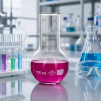 Chemie Stehkolben 100ml aus hitzebeständigem Glas mit breiter Öffnung für Laboranwendungen