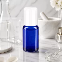 Roll-On Flasche 10ml BlueLine UT18/10 mit präzisem Kugelauftrag für sparsame Anwendung