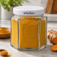 47ml Hexaglas mit BioSeal Deckel weiß UNiTWIST