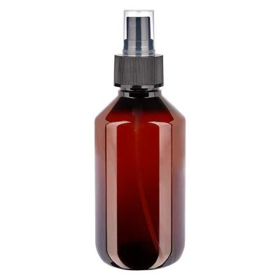 PET Flasche 200ml mit mit Zerstäuber schwarz