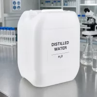 Stapelbarer 10 Liter Hobbock aus Kunststoff ohne Deckel für Wasser und Laboranwendungen