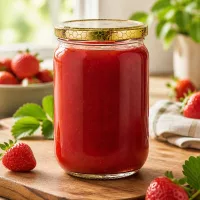 UNiTWIST Rundglas 555ml mit goldenem Bienenwaben Deckel zum Einkochen von Sommerfrüchten
