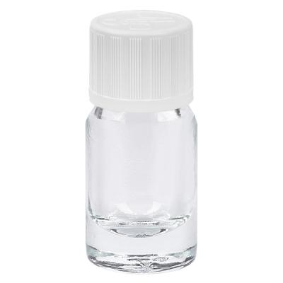 5ml Flasche 11mm Schraubverschluss weiß Standard Kindersicherung ClearLine UT18/5