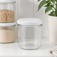 167ml Sturzglas mit BasicSeal Deckel weiß UNiTWIST