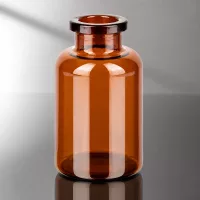 Kompakte Braunglas Injektionsflasche 20ml für Abfüll- und Verpackungsprozesse