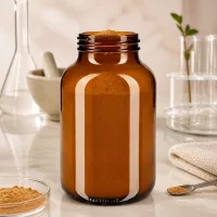 Vintage Braunglasflasche 1000ml mit klassischem Design für stilvolle Küchen- und Laborausstattung