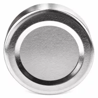 Silberner 58mm Schraubverschluss BasicSeal UNiTWIST TO58deep Draufsicht
