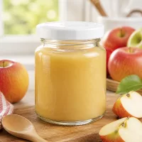 Kompaktes 53ml UNiTWIST Rundglas mit weißem Schraubverschluss zum Haltbarmachen von Obst