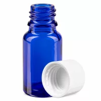 10ml Flasche 11mm Schraubverschluss weiß Standard Kindersicherung BlueLine UT18/10