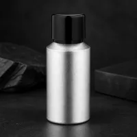 Robuste 30ml gebeizte Aluminiumflasche mit UV-Schutz durch undurchsichtige Metallwände