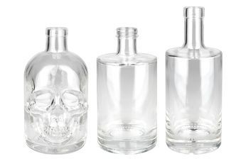 Glasflaschen ohne Verschluss