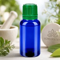 Professionelle 20ml Glasflasche Serie BlueLine für Apotheken und Naturheilpraxis