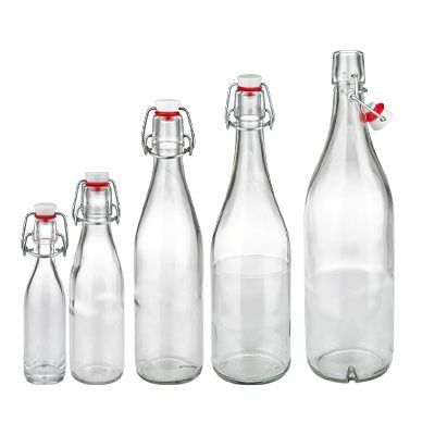 Glasflaschen mit Bügelverschluss