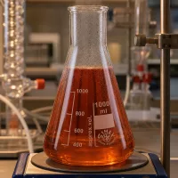 Erlenmeyerkolben 100ml Weithals konische Form optimal für Schwenken und Mischen von Substanzen