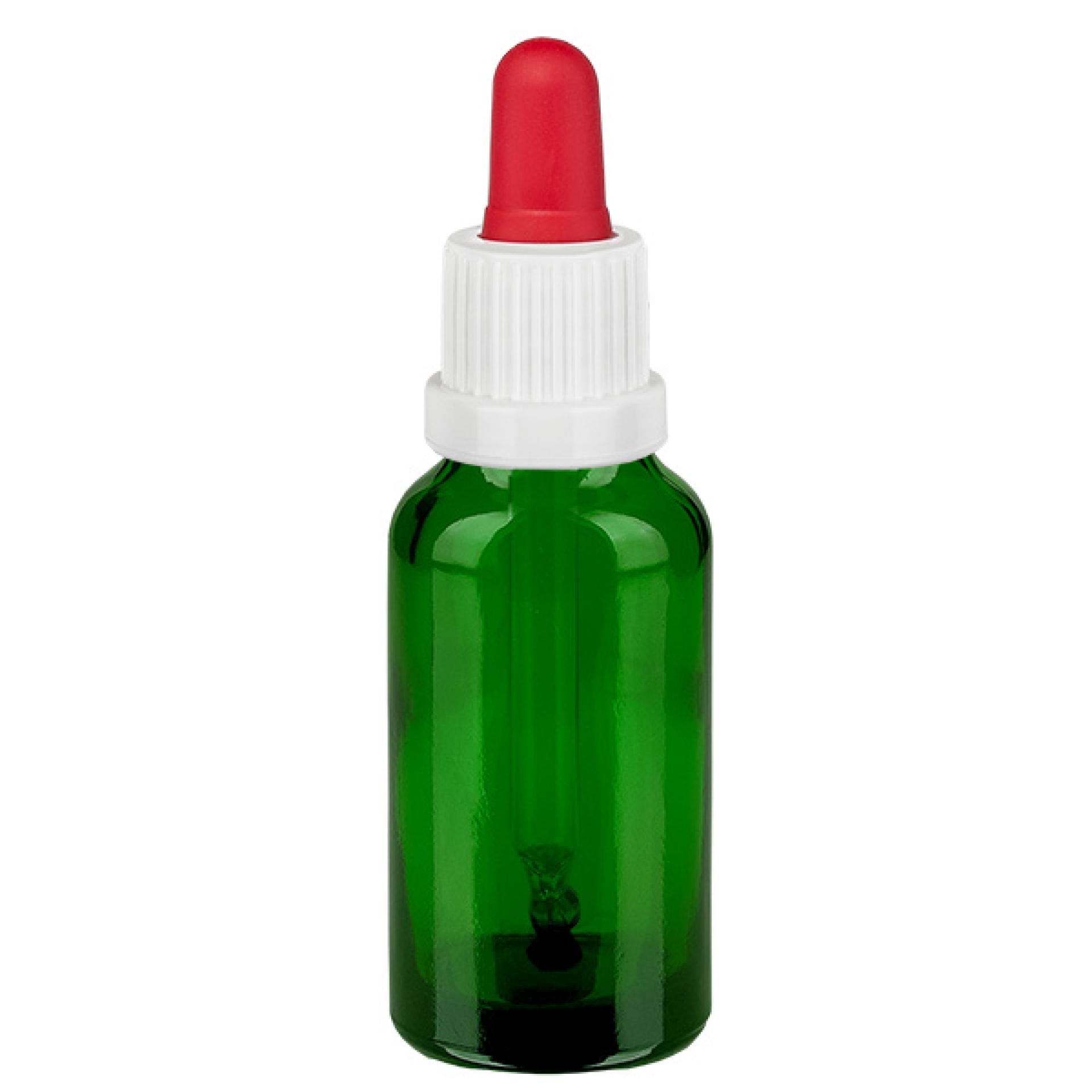 20ml Pipettenflasche weiß/rot Originalitätsverschluss GreenL. UT18/20