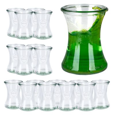 18er Set Weck Gläser 370ml Delikatessenglas