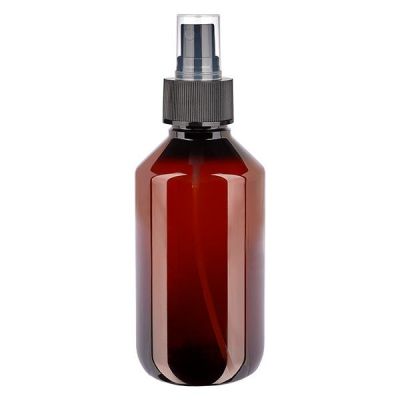 PET Flasche 200ml mit mit Zerstäuber schwarz