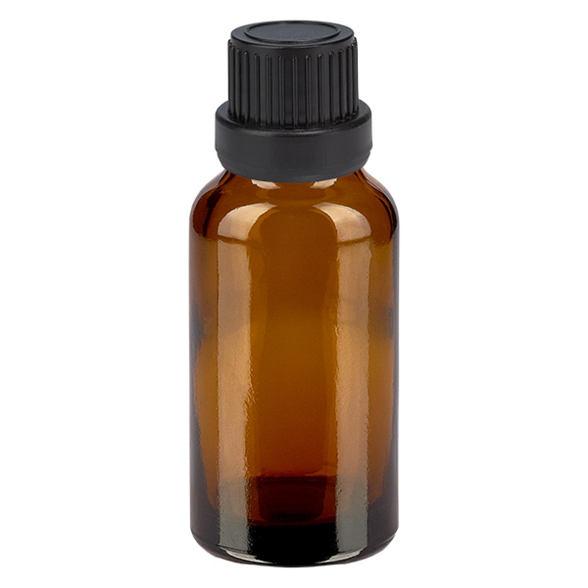 20ml Flasche 11mm Schraubverschluss schwarz OriginalitätsverschlussII BrownLi...