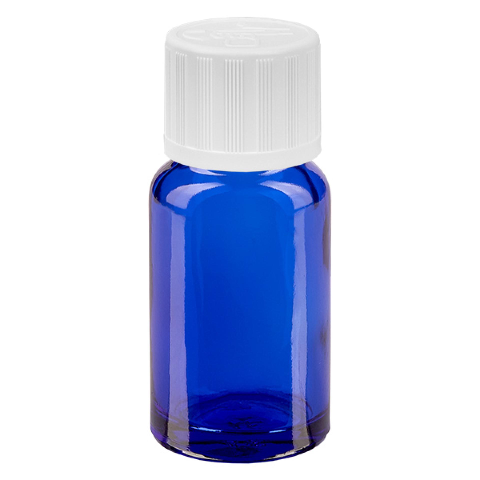 10ml Flasche 11mm Schraubverschluss weiß Standard Kindersicherung BlueLine UT...