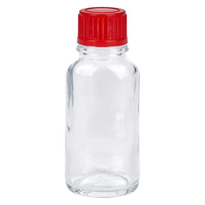 20ml Flasche 11mm Schraubverschluss rot Standard ClearLine UT18/20