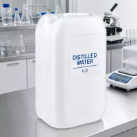 Leerer 15 Liter Kanister ohne Verschluss mit seitlichem Tragegriff für Laborbedarf