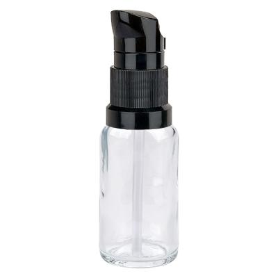 20ml Pumpflasche schwarz Standardverschluss ClearLine UT18/20