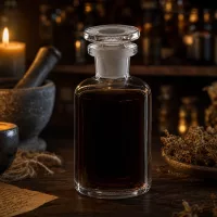 Klare Glasflasche 50ml mit Glasstopfen Enghals Rundschulter im Apothekerstil