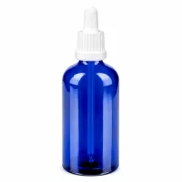 100ml Dosierungsflasche blau mit kindersicherem Pipettenverschluss OV BlueLine UT18