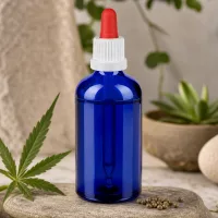 Nachhaltige Mehrweg-Glasflasche 100ml umweltfreundliche Alternative zu Plastikbehältern