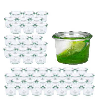 48er Set Weck Gläser 80ml Sturzgläser