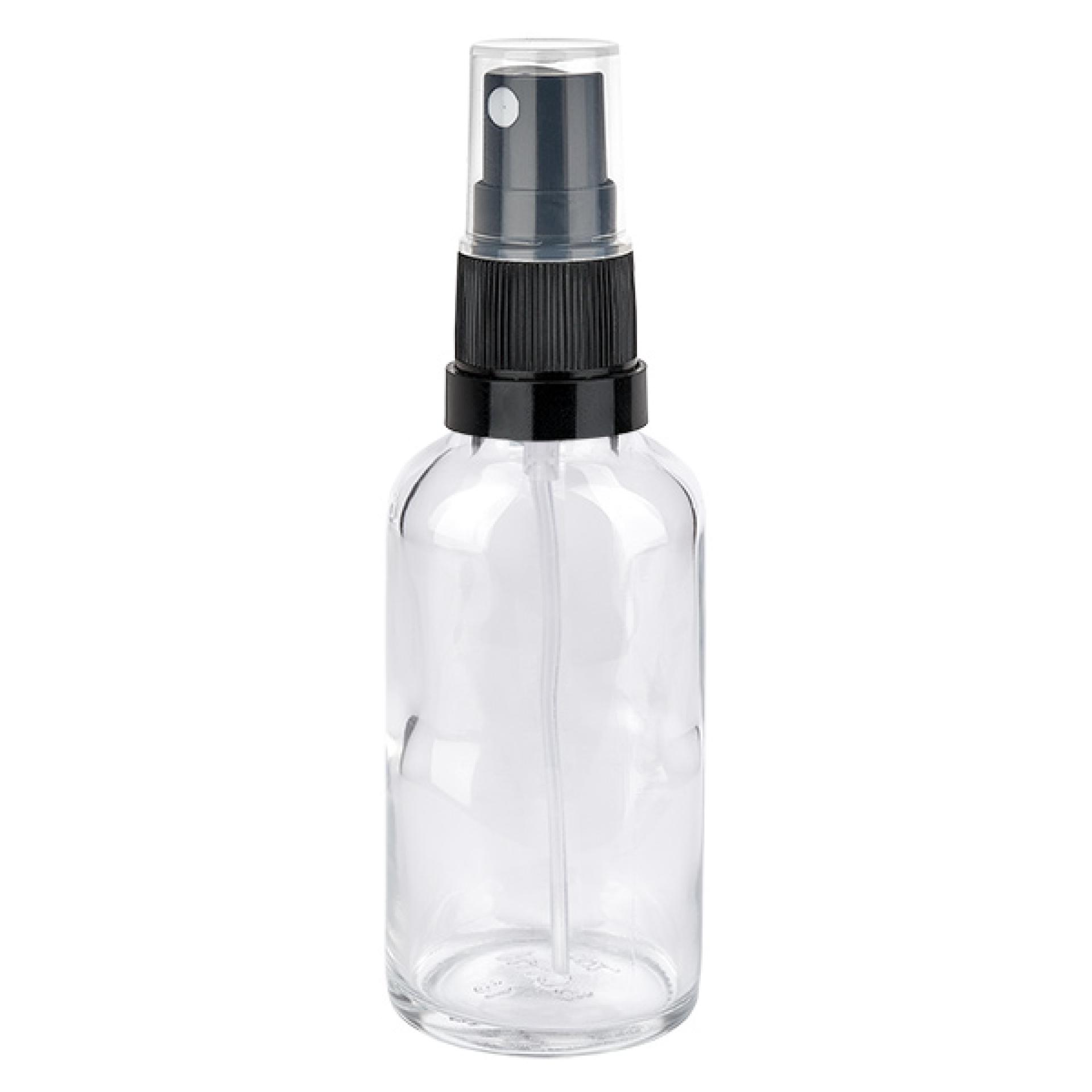 30ml Sprayflasche schwarz/transparent Standardverschluss ClearLine UT18/30